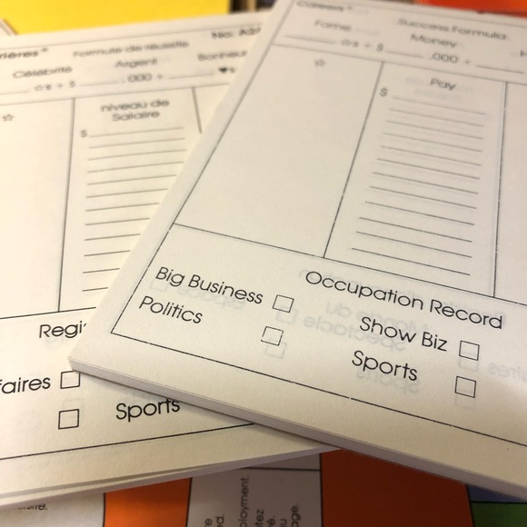 Careers Board Game 1979 COMPLETE French & English Parker Brothers - Picture 9 of 12